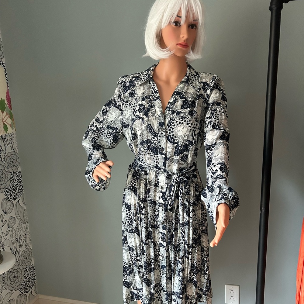 Limited Edition Anthropologie 34 of 52 Button-Front Dress